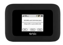 New Orbic Speed 5G & 4G UW Mobile Data Hotspot R500L New Orbic Speed 5G & 4G UW Mobile Data Hotspot R500L