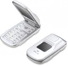 Pantech Breeze III P2030 Gray Gsm Unlocked Cellular Phone White