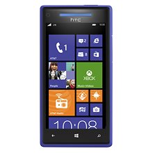 HTC - Windows Phone 8x 4G 16GB (GSM Unlocked) - Blue HTC - Windows Phone 8x 4G 16GB (GSM Unlocked) - Blue